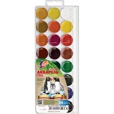 Акварельные краски ЛУЧ Zoo / 29С 1692-08 (24цв)