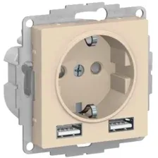 Розетка Systeme Electric AtlasDesign ATN000230