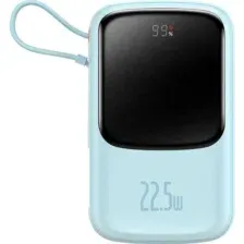 Внешний аккумулятор Baseus Qpow Pro+ Digital Display Fast Charge, голубой
