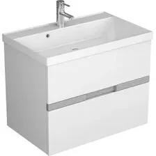 Veneciana Тумба с умывальником Allia 80 с 2-мя ящиками + Florentina Астория 800 (серый шелк)