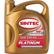 Масло моторное SINTEC PLATINUM SAE 5W-30 API SL/CF 4л