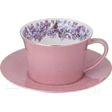 Чашка с блюдцем Lefard Lilac / 760-802