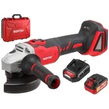Угловая аккумуляторная шлифмашина (болгарка) Wortex CAG 1812E в кейсе