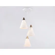Люстра Ambrella Traditional TR8433/3 WH/FGD (белый/золото)