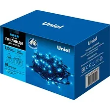 Светодиодная гирлянда Uniel ULD-S1000-120/TBK UL-00003942 (синий)