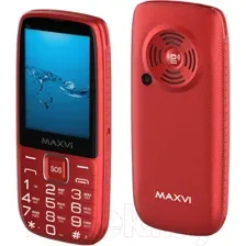 Мобильный телефон Maxvi B32 (красный)