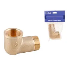 Колено 3/4″ вн.-нар., AV Engineering (инд. упак.)