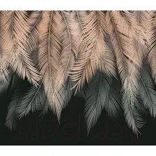 Фотообои листовые Citydecor Пальмовые листья (300x260, с оттенком бежевый-серый)