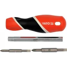 YATO - Отвёртка переставная 6 в 1 CrMo / YT-25971