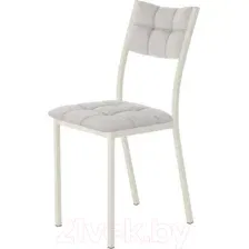 Стул AMC Comfort 3К3.6 (кожзам серый/слоновая кость)