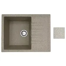 Мойка тип VEGA темно-бежевый в комплекте с сифоном