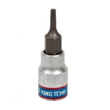 Головка торцевая 1/4" с вставкой-битой TORX T8х37 мм KING TONY 203308