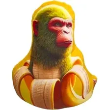 Игрушка-подушка Мальвина Итальяно бананини (шимпанзе) 9.464.1