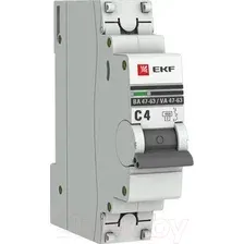 Выключатель автоматический EKF PROxima ВА 47-63 1P 20А (C) 4,5kA