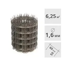 Сетка сварная Lihtar Еж 50x60x1.6мм 0.25x25м