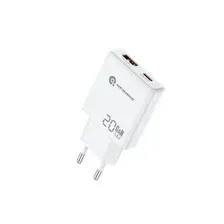 Адаптер питания сетевой Atomic Blade G203 GAN 20W USB A+C / 10.207 (белый)