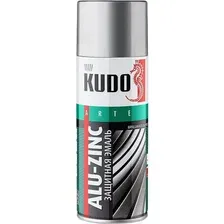 Эмаль Kudo Alu-Zink / KU-1090 (520мл, серебристый)
