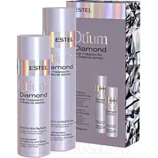Набор косметики для волос Estel Otium Diamond для гладкости и блеска Шампунь 250млБальзам 200мл