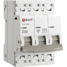 Выключатель автоматический EKF PROxima ВА 47-63N / M634332C