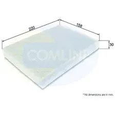 Салонный фильтр Comline EKF343