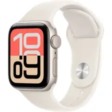 Умные часы Apple Watch SE 3 GPS 40mm / MEH34 (звездный свет/звездный свет спортивный ремешок S/M)