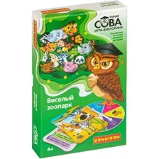 Развивающая игра Bondibon Умная сова. Веселый зоопарк ВВ4003
