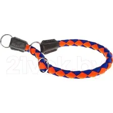 Ошейник-полуудавка Ferplast Twist CS18/60 / 75268439 (оранжевый/синий)