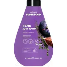 Гель для душа Cafe mimi Super Food Инжир & Тимьян (370мл)