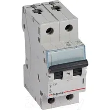 Выключатель автоматический Legrand TX3 2P C 16A 6кА 2M / 404042