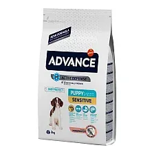Сухой корм для собак Advance Puppy Sensitive с лососем и рисом (3кг)