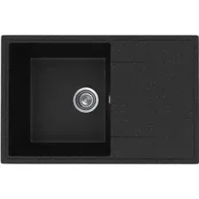 Кухонная мойка Practik PR-M 735-004 (черный оникс)