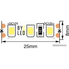 Светодиодная лента Byled BLS2835-120-12-9.6-WW