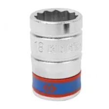 Головка торцевая двенадцатигранная 1/2" 18 мм KING TONY 433018M