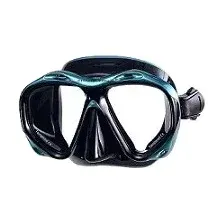 Маска для плавания IST Sports Chameleon / MP206 (черный/зеленый)