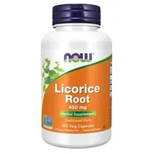 Корень солодки Licorice Root 450 мг Now Foods 100 капсул
