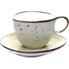 Чашка с блюдцем Elrington Хорека Графит 206-55030