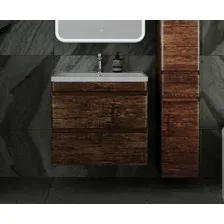 Symbolite Тумба под умывальник Атлантика 70 Люкс Plus (подвесная, старое дерево)