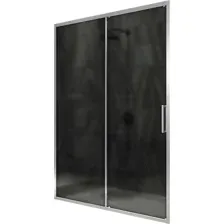 Душевая дверь MaybahGlass 195x120 MGD-1288-5 (графит матовый стекло/хром матовый)