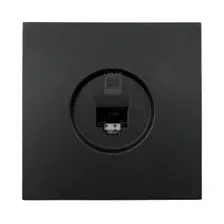 Розетка компьютерная LEZARD Zima черный бархат 140 (704-4288-140)