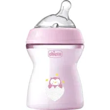 Бутылочка Chicco Natural Feeling, розовый, 00081323100000, 250 мл