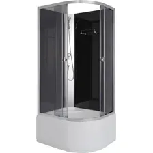 Душевая кабина Niagara Eco E110/80/40L/TN/BK 110x80x195