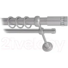 Карниз для штор Lm Decor Имидж 116 2р гладкий 25/16мм (сатин, 2.4м)