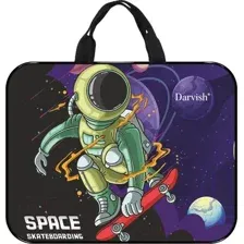 Папка-портфель Darvish Космический скейтбординг / DV-14012-5