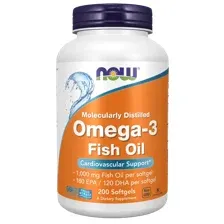 Now Foods Omega-3 200 капсул