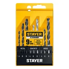 Набор сверл Stayer 29720-H9 (9 шт)