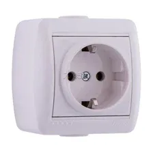 Розетка Lezard Nata 710-0200-122 (белый)