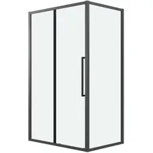 Душевой уголок Grossman Cosmo 140x80x195 120.K33.02.1480.21.00 (черный матовый/стекло прозрачное)