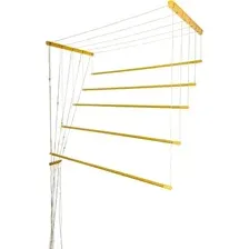 Сушилка для белья Comfort Alumin Потолочная Алюминиевая Gold Premium 5 прутьев 2.1 м (золото)