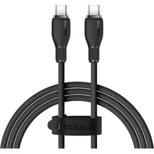 Кабель Baseus Pudding Series Fast Charging Cable 100W USB Type-C - USB Type-C (2 м, черный)