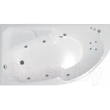 Ванна Triton София 170x95 L Стандарт Flat (с гидромассажем)